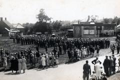 1932 British Legion Rally outside the Co-op
