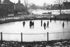 Ice skating on Chapman's pond