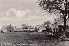 Baptist Church & old Village Hall, c1920