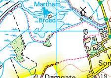 Damgate map