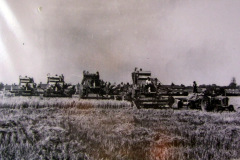 1966 harvesting the land at what would later become Marlborough Green Estate.