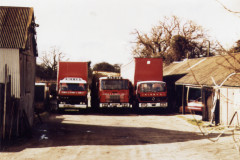 Kirby's farm contractor lorries.