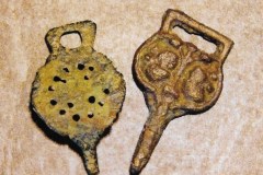 Medieval clothes hooks