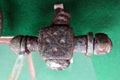 Top of a Medieval purse frame