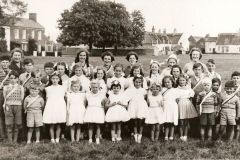 Somerton school children on The Green