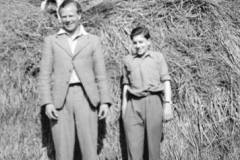 John Wiseman with his father Percy
