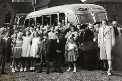 Jimmy Bensley driver of one of his buses.