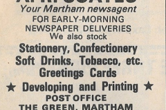 Post Office. Coates advert.