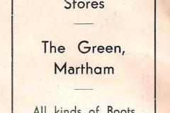 Cobb's shoe maker advert in the 1936 carnival programme.