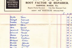 Cobb's shoe maker - free boots list 1949