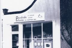 Pond Side Pictures occupied the little shop next to the Yew Tree Cottage, Back Lane.