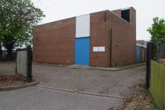 Telephone exchange at Rollesby Road. 2020.