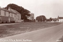 The Granary (left), The Green, premises of Horace Debbage, corn & seed dealer. c1925.