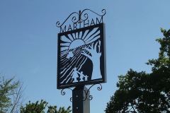 Welcome Sign. Repps  Road