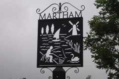 Welcome Sign. Hemsby Road