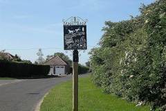 Welcome Sign. Rollesby Road