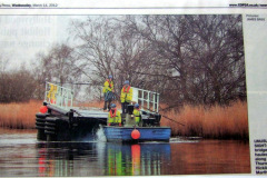 New Martham ferry floating bridge arrives in 2012