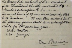 Widows-Provident-Club-1905-minutes