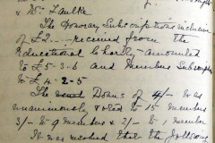 Widows-Provident-Club-1909-minutes