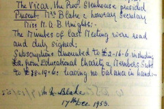 Widows-Provident-Club-1952-minutes-1