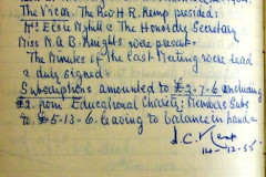 Widows-Provident-Club-1954-minutes-1