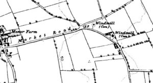 Hemsby Road known as Market Road map c1890