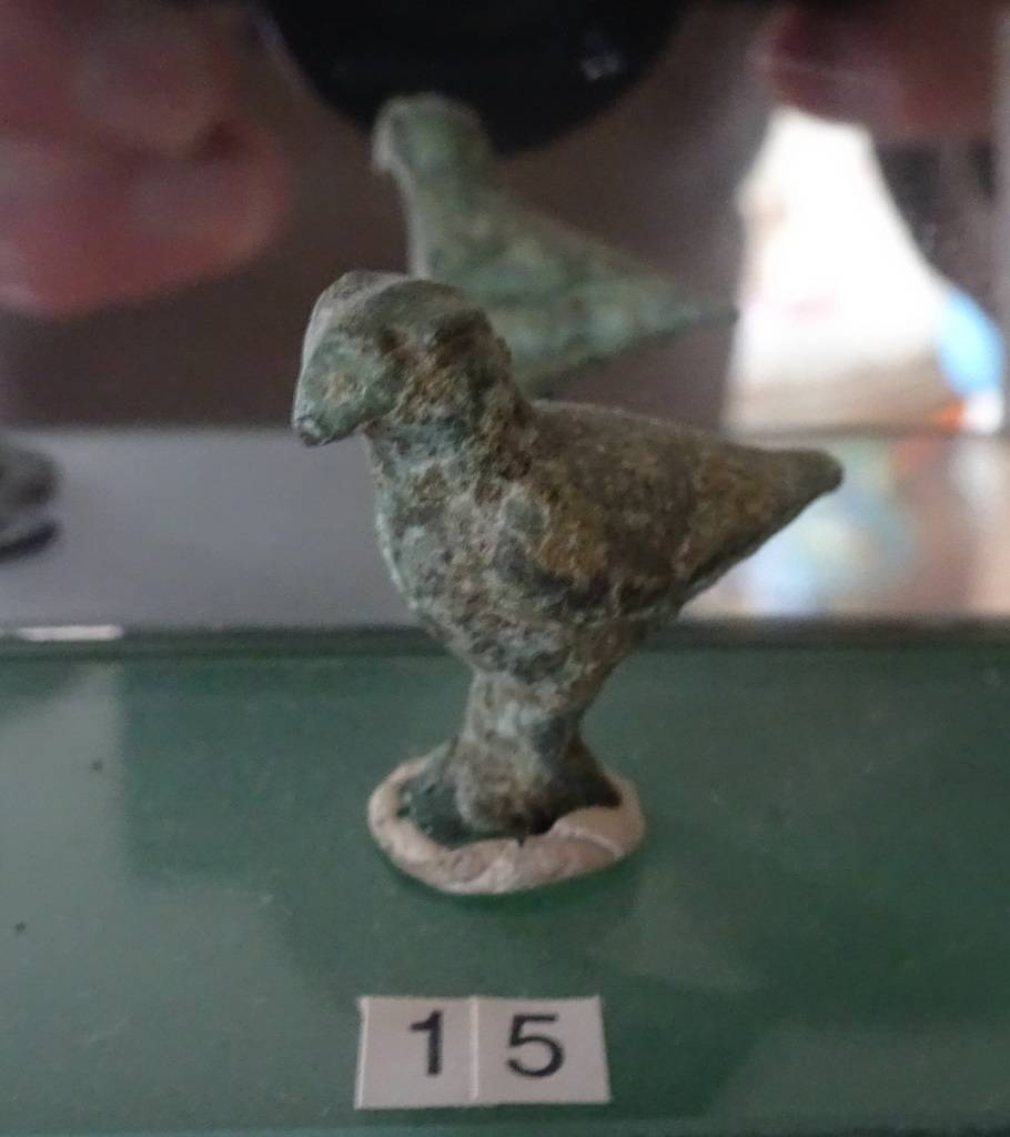 Roman bird decoration, perhaps off a pot lid