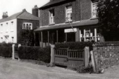 Ribbands hairdressers shop, Repps Road. c1920.-26