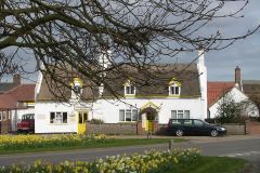 Rose Cottage 53 The Green  right of F&C-Shop