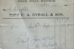 Dyball-receipt-1927-Nov