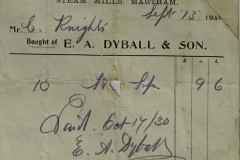 Dyball-receipt-1930-Sep
