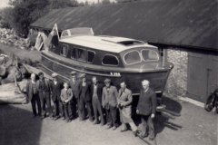 Edgar Kirby's boat built in 1956 by Walter Austrin