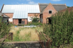 South side of listed barns