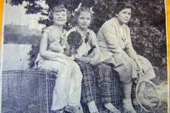Girls watching tennis 1960