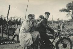 Miriam Harriss plus Mini, Anes & Basil Southgate at Somerton Road allotments