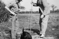 John Wiseman with his father Percy