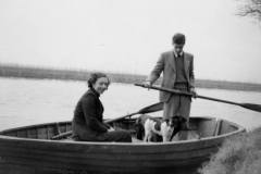John Wiseman with his sister Betty