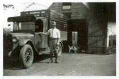 Neil Sims with lorry
