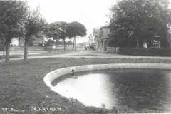 Cranes Green pond with new wall c1911