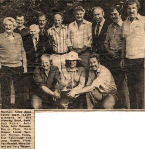King's Arms Bowls winners